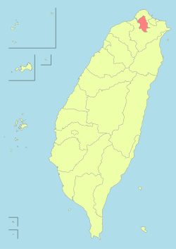 Location of Тайбэй