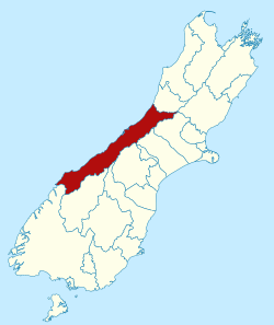 Westland district in the South Island