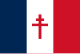 Drapeau de la France libre.