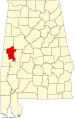 State map highlighting Greene County