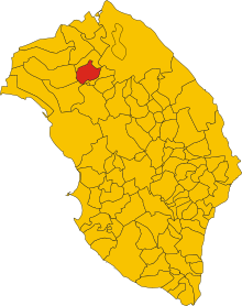 Localisation de Carmiano