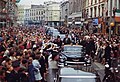 Image 2President John F. Kennedy in motorcade in Cork on 27 June 1963 (from History of Ireland)