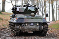 14 Scorpion CVR(T) tracked reconnaissance vehicles were in use from the 1980s until their retirement in 2017.[56]