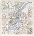 アメリカ軍が1946年に作成した平壌市街地図