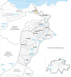 Rheineck – Mappa