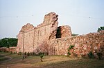 Ruined line of walls, bastions & gateways of Siri Fort, Kh. No. 88, 265 &447 at village Shahpur Jat