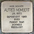 Stolperstein für Alfred Mombert (Heidelberg)