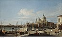 Venice the Dogana and Santa Maria della Salute from the Molo