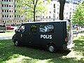 Шведский полицейский автомобиль для противодействия бунтам