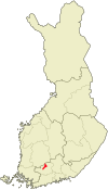 Hattula Finlandiako mapan