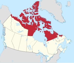 Location of Inuit Nunangat