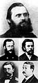 Image 28Balakirev (top), Cui (upper left), Mussorgsky (upper right), Rimsky-Korsakov (lower left), and Borodin (lower right). (from Romantic music)