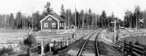 Platelayers' cottage in Bovik in Sweden (1925)