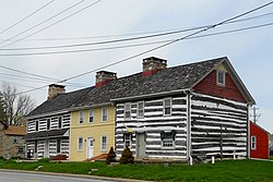 Houses along US 30 Business