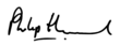 Signature de Philip Hammond