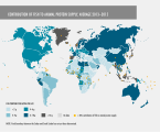 Contribution of fish to animal protein supply, average 2013–2015