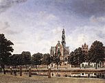 View of the Westerkerk, c. 1660 CE.