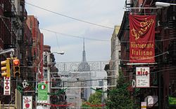 Little Italy dan gedung Empire State