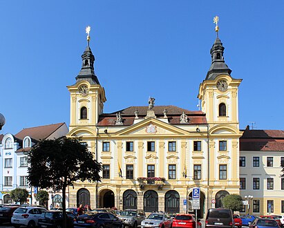 Písek : hôtel de ville.