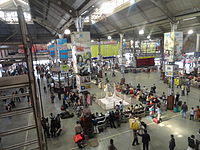 ME10. The Indian Railways is one of the world's largest railway networks comprising 115,000 km (71,000 mi) of track. Indian Railways is the world's fourth largest commercial or utility employer. It is India's largest employer. Shown here is one of the largest railway stations in India, that is Howrah Station in West Bengal.