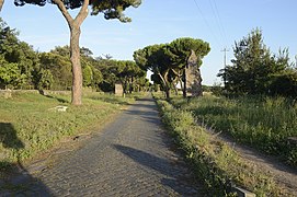 Paysage de la Via Appia.