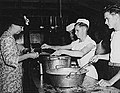 Image 3Eleanor Roosevelt visiting U.S. servicemen at Beta Base (Seymour Airport) on Baltra during World War II (from Galápagos Islands)