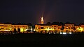 IJsselkade (pelabuhan IJssel) di malam hari