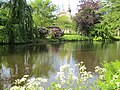 In de kasteeltuin van Oldenburg