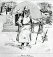 Père Noël ny Canadey 'sy vlein 1875. Ta'n persoon shoh ny s'faggys da'n Jishag noa-emshyragh