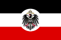 Bandiera coloniale tedesca utilizzata nella Nuova Guinea tedesca (1884-1914)