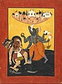 大地を支えながら悪神と戦うインド神話の神ヴァラーハ