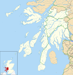 Tirefour Castle is located in Argyll and Bute