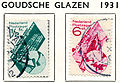 Postzegels met de Goudse Glazen, 1931