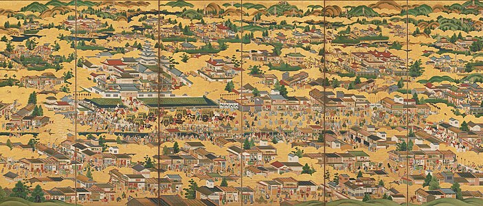 Views in and around the City of Kyoto, Unknown Edo period artist
