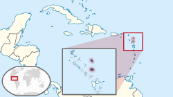 Location of Antigua va Barbuda info