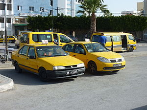Taxis in Monastir, Tunesië