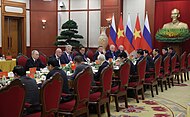 Nguyễn Phú Trọng hội đàm với Vladimir Putin.