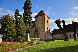 The church in La Chapelle-Orthemale