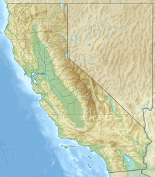 Map showing the location of Taman Nasional Sequoia