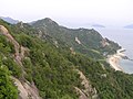 白石島の海岸