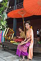 Image 12Thai women wearing sabai, Jim Thompson House (from Culture of Thailand)
