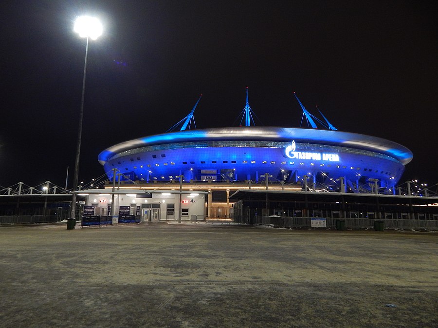 Стадион после игры.
