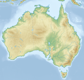 Voir sur la carte topographique d'Australie