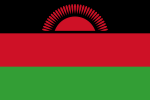 Flag of Malawi (rising sun)