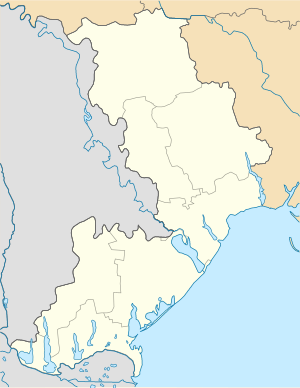 Ланжерон. Карта розташування: Одеська область