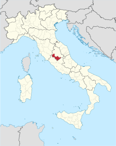 Provincia di Terni – Localizzazione
