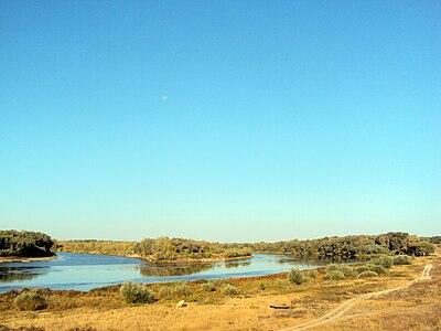 Вид на реку Дон с западной окраины хутора Ярской
