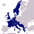 1959 (13 anëtarë): Austria i bashkohet (1989 kufijtë)