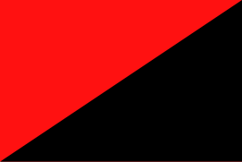 Bandera rojinegra del anarcosindicalismo/anarcocomunismo.