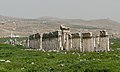 Panorámica de la columnata.